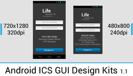 [Android] ICS GUI Design Kits in Adobe Photoshop Format